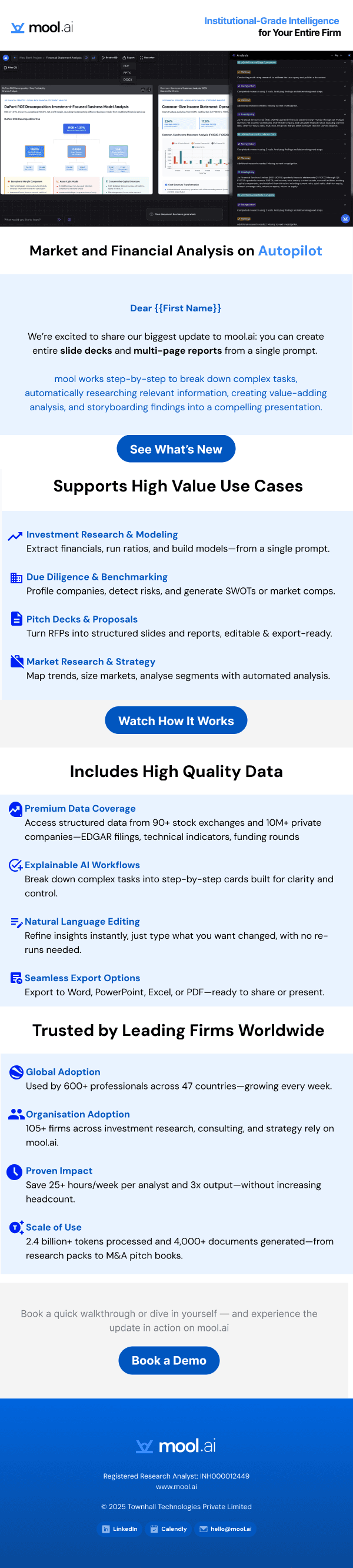 Mool.ai product-update email